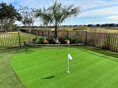 Before & After turf project. Magnolia Creek Subdivision, League City. 