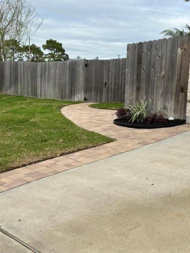 Paver Project. Westwood Subdivision, League City. 