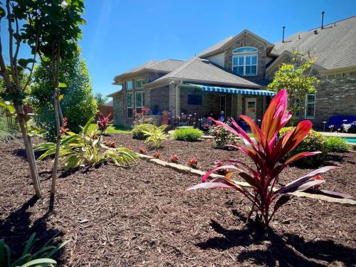 Landscaping in West Ranch, Subdivision, Friendswood. 