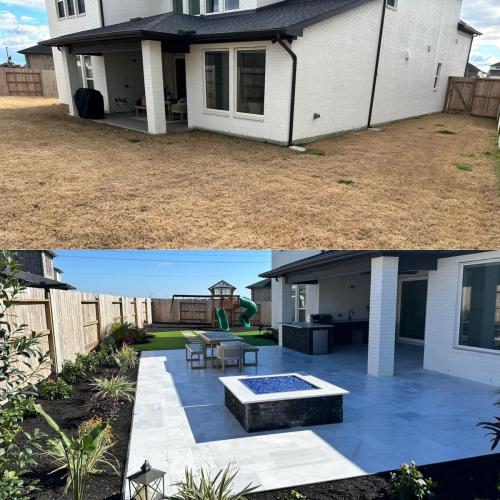 Paver Project. Avalon at Friendswood, Subdivision, Friendswood.