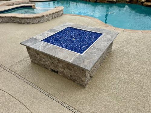 Firepit, outdoor seating